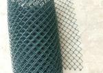 Dipped Galvanized Chain Link Fence With 35-300G per Square Meter Zinc Coating;