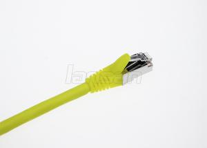 China Al Mylar Foil FM PE SFTP Cat7 Cord Double Shielded 600MHz 26AWG factory