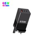 65W Mini Type-C Fast Charging PPS 65W GaN Charger with Three Ports and A 2C