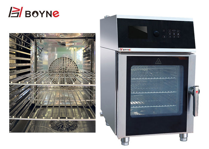 4 Tray Combi Oven Injection Commercial Kitchen Hotel Canteen multi function