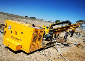 China Rotary Crawler 100m Depth Percussion Drill Rig factory
