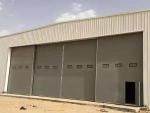 Steel Structure Prefabricated Hangars Customized Color Prefab Aircraft Hangar