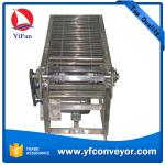 Stainlees Steel Slat Chain Conveyor with Good Load Capacity