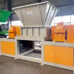 Industrial Double Shaft Shredder for Plastic and Wood Pallets Video Inspection