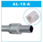 Andoic Oxidation Surface Aluminum Tubing Joints AL-18-A Outer Connectors