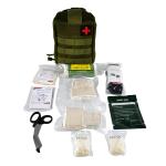 Compact Survival First Aid Kit In Fold Waist Pack For Military Battle Field