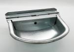 2 Holes Hot Dip Galvanized 2.5L Livestock Water Bowl