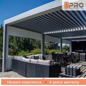 China Sunshine Resistant Modern Aluminum Pergola ISO Certification Customized Color factory