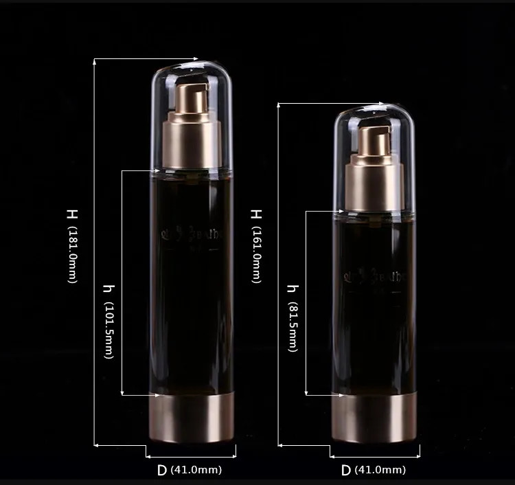 AS Materials Airless Bottles For Skin Care , 80ml 100ml Airless Lotion Bottle