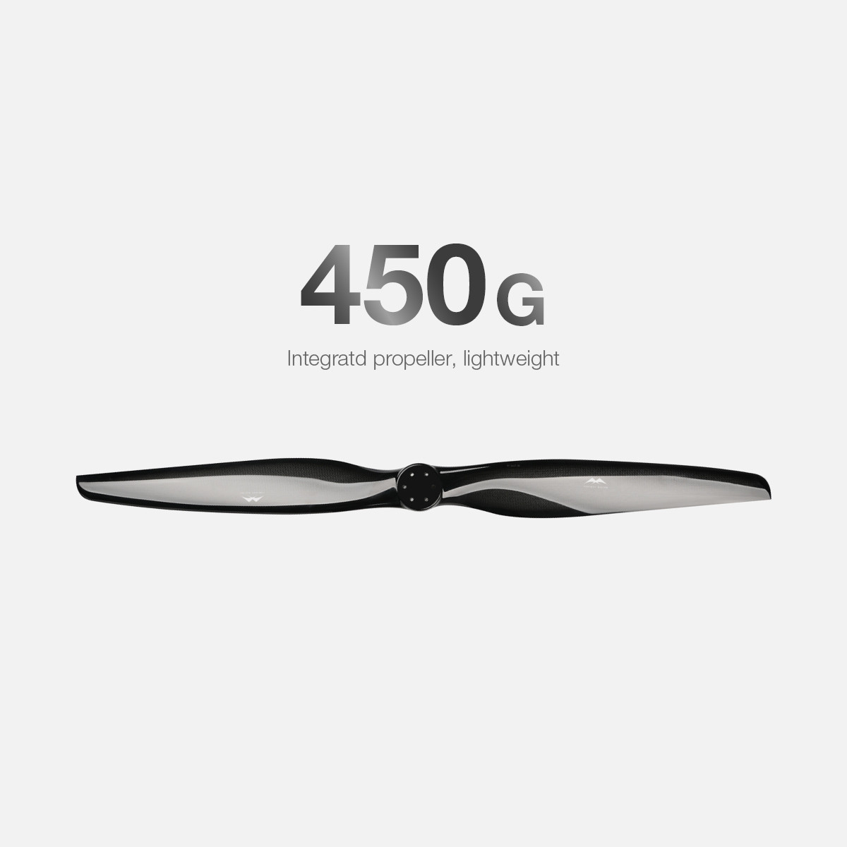 47 Inch Reinforced CF Propeller For Multi Rotor Drone Extreme Weather Conditions