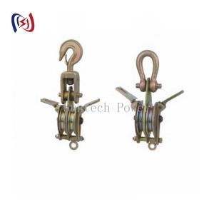 China Dual-Sheave Hoisting Tackle Both Side Opening 30-100KN Load factory