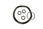 Black E - Coating Metal Ring Gasket Curve Shape For Car Shock Absorber