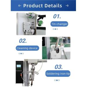 Rotary-Function Single-Head Double-Platform Automatic Soldering Machine
