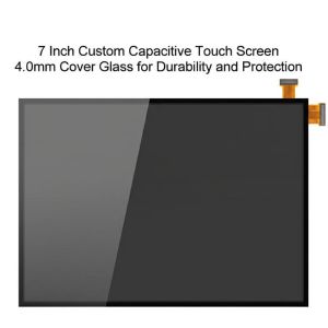 China 7 Inch Custom Capacitive Touch Screen 4.0mm Cover Glass for Durability and Protection factory