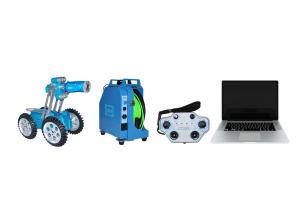 China Joystick Control 360° 2000mm CCTV Pipe Inspection Equipment factory