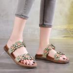 S064 Summer new products small fresh leather three-dimensional handmade flowers