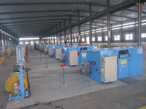 China Bare Copper Wire Bunching Machine / Double Twist Cable Bunching Machine factory