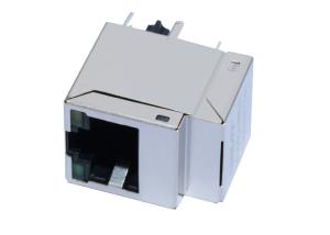 China 1840472-5 1000 Base-T Vertical RJ45 Jack With LED Compatible LPJD4711B52NL factory