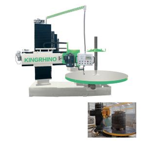 China 11kw 2500mm Column Cap And Base Cutting Machine For Marble Granite Column factory