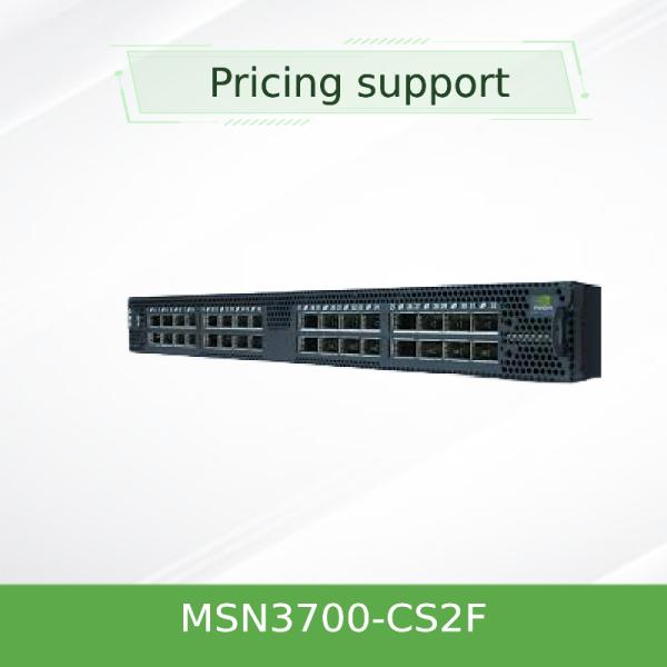 China MSN3700-CS2F Mellanox Network Switch Supplies (AC) Standard Depth X86 CPU P2C Airflow Rail Kit factory