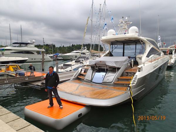 Drop Stitch Inflatable Water Games Inflatable Boat Dock Floats Business Plan