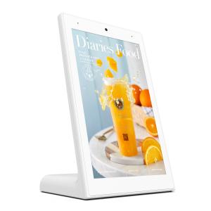 ABS Material Desktop Quad Core Vertical Signage Display With Android 11 System