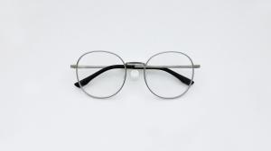 China Oversized round shape Optical frame Unisex glasses fashion business daily metal collection factory