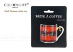 D5.2xH5.4cm Size Espresso Coffee Mugs 90mL Capacity Merry Christmas / Deer