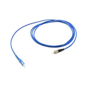China FC SC Fiber Optic Patch Cord , Simplex Fiber Jumper 3.0mm armoured factory