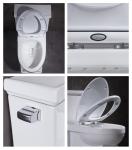 4.8l American Standard Right Height Elongated Toilet One Piece Floor Mounted