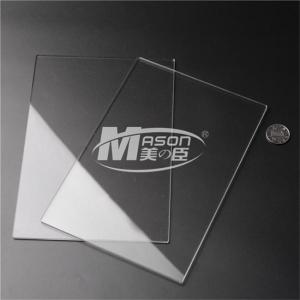 China Mason Heat Resistant Clear Acrylic Plastic Sheets pespex For Sneeze Guard factory