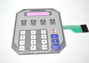 China Embossed Tactile Metal Dome Membrane Switch With Protection Film On Overlay factory
