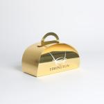 OEM Paper Cake Packaging Box , Sustainable Bakery Packaging Tulip Box With