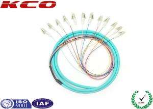 China Simplex LC LC OM3 Patch Cord 50 / 125 10G Fiber Optic Pigtails PVC Cover factory