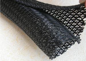 China Pet Multifilament Self Wrapping Split Braided Sleeving Wires Protection Usage factory