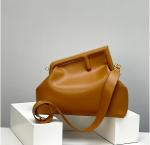 Metal Buckle Clip Ladies Clutch Bags ISO Wide Shoulder Strap Crossbody Bag