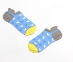 Anti Odor Sweat Absorption Ankle Socks Anti Skid With Embroidery Logo