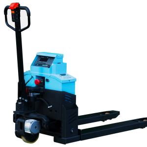 China Industrial Electric Pallet Truck With Weighing Scale Load 2 Tons factory