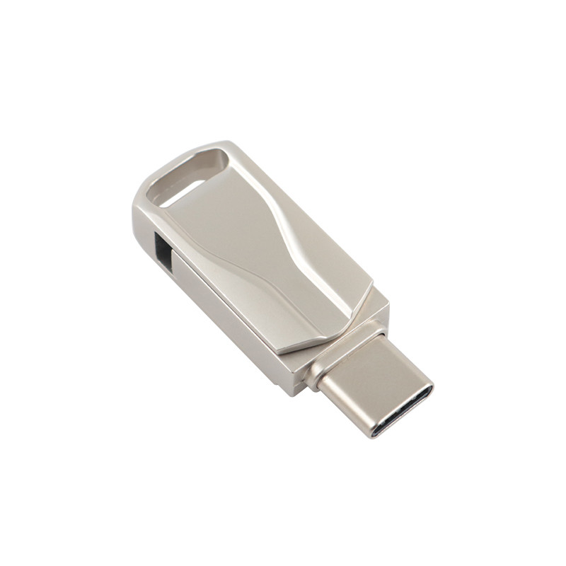 USB 2.0 And Type C Metal Flash Drive Print Or Laser Logo for Uniting and Securing Data