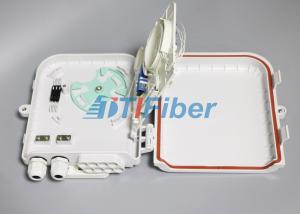 China 1*8 PLC Fiber Splitter Box Wall Mounted Outdoor Distribution Box factory