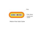 4-12C Indoor Fiber Optic Cable Riser Rated Ribbon Fiber Optic Cable For Mass