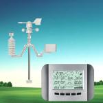 Solar Weather Station With Rain Wind Direction And Thermometer Customized