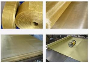 China AntiCorrosion Copper Woven Wire Mesh Pure 99.5% Cu+Sn+P 8% Tin Sn factory