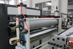 China ABB WPC Plastic Tile Extrusion Line Roof Tile Making Machine 320Kg/H factory
