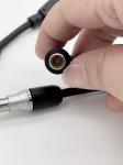 Black 4 Pin Lemo Cable To Fischer 4 Pin 7 Pin For BNVD AVINS Night Vision
