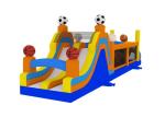 Funny Sports Inflatable Obstacle Course Race Full Digital Printing Fire