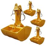 Mechanical Grab Bucket Reinforcing Excavator Clamshell Bucket High Efficiency