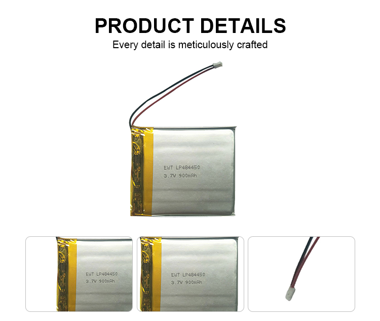 Polymer LiPo Battery 3.7v 900mah Li Ion Battery Rechargeable