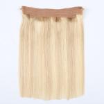 Thick Bottom 120g Remy Double Drawn Flip Human In Hair Extensions Halo Hair