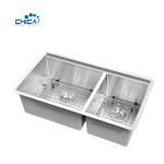 Carton Pallet Double Bowl Handmade House Kitchen Sinks Stainless Steel Kitchen